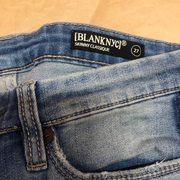 Skinny Jeans w Slits and Side Stripe, 27, New - Picture 2 of 6